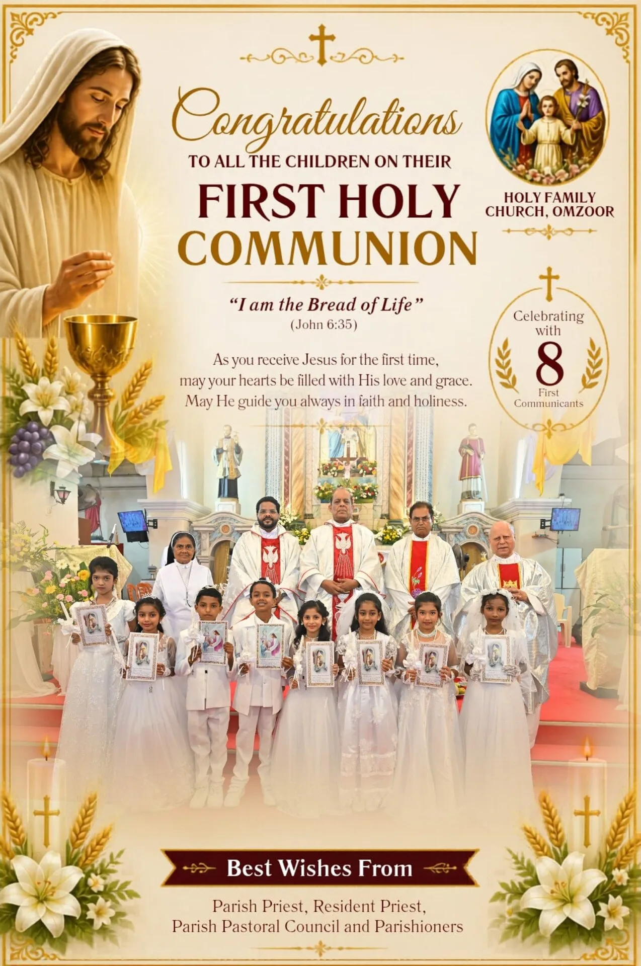 Ashrill Dmello, Izel Laurel Pereira, Jashel Dsouza, Joshua Prinston Pinto, Neora Fernandes, Reeva Neorah Dsouza, Rishon Deepak Dsouza & Shalomi Priya Coelho  